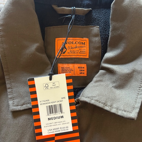 Volcom Workwear Jacket - Picture 2 of 3